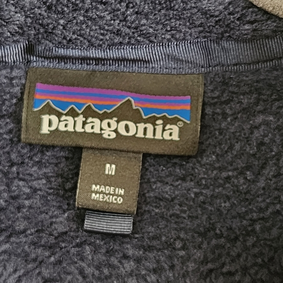Patagonia Navy Blue Fleece Pullover - Picture 6 of 8